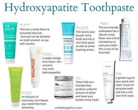 The Best Hydroxyapatite Toothpaste .